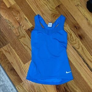 Nike Racerback Tank in Bright Blue